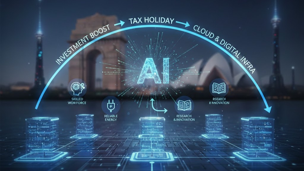 Will this tax holiday boost cloud & digital infra investment and what more is needed to position India as a global AI-computing hub?